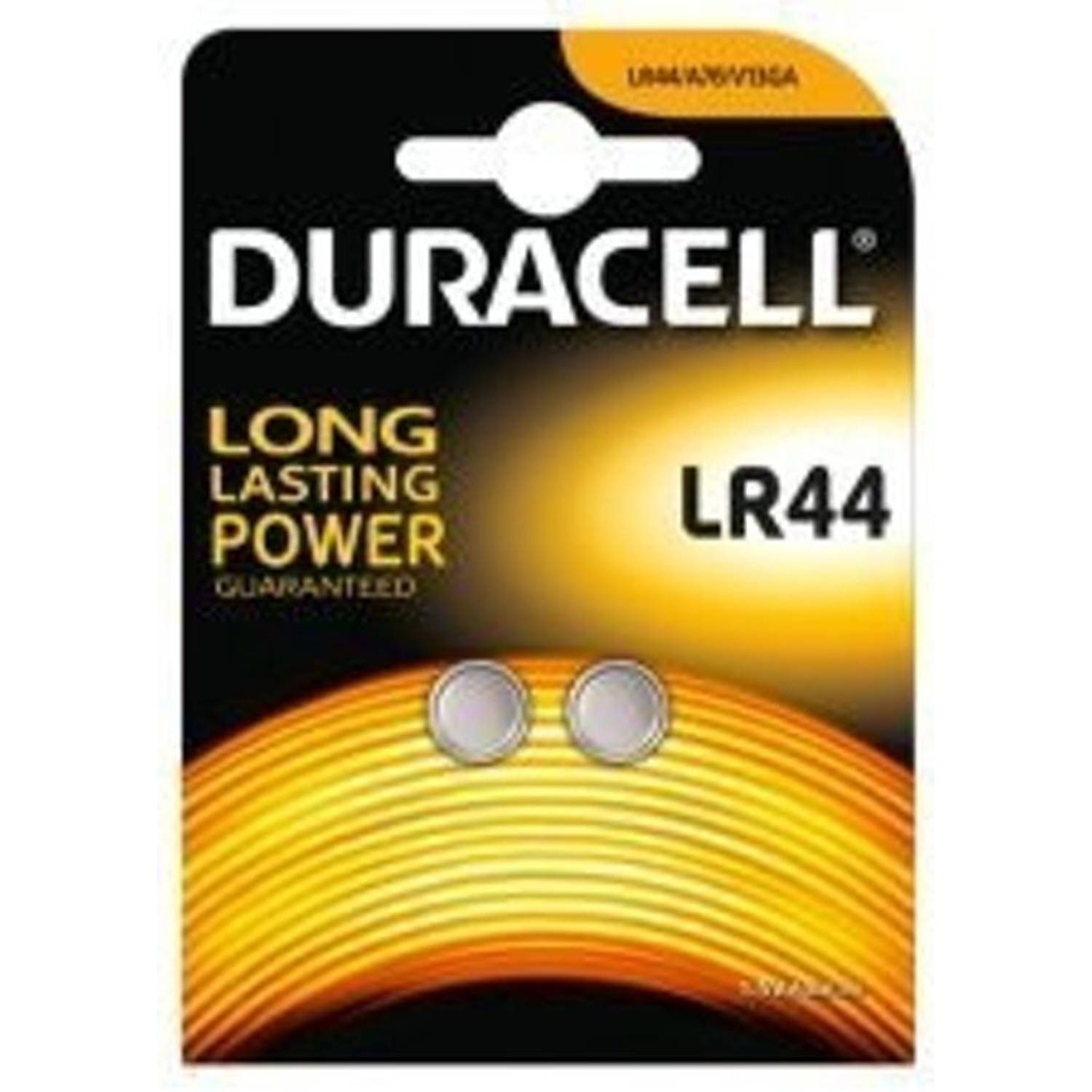 Duracell Knoopcel Batterij LR44 Alkaline - 2 stuks