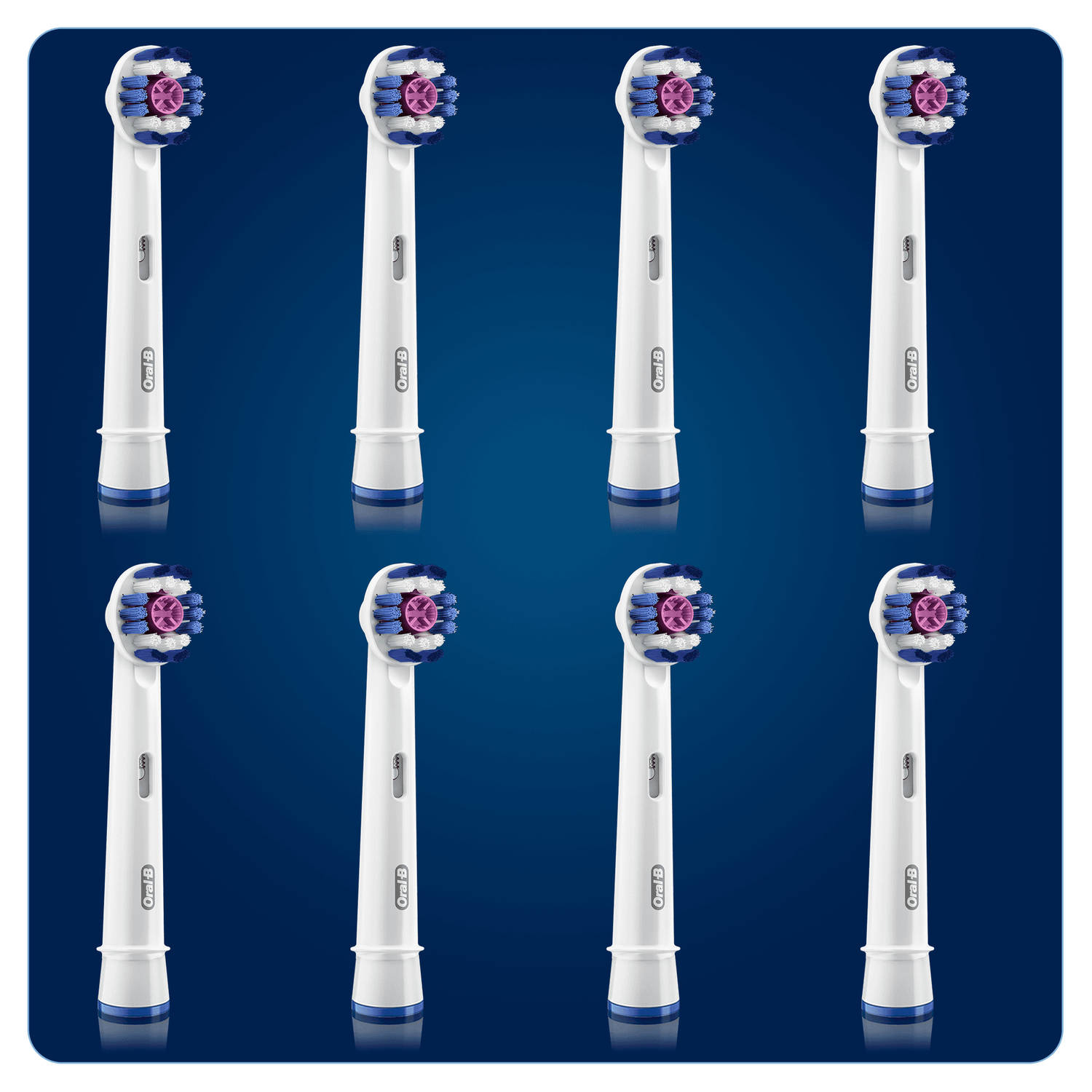 Oral-B opzetborstels 3D White 8 stuks | Blokker