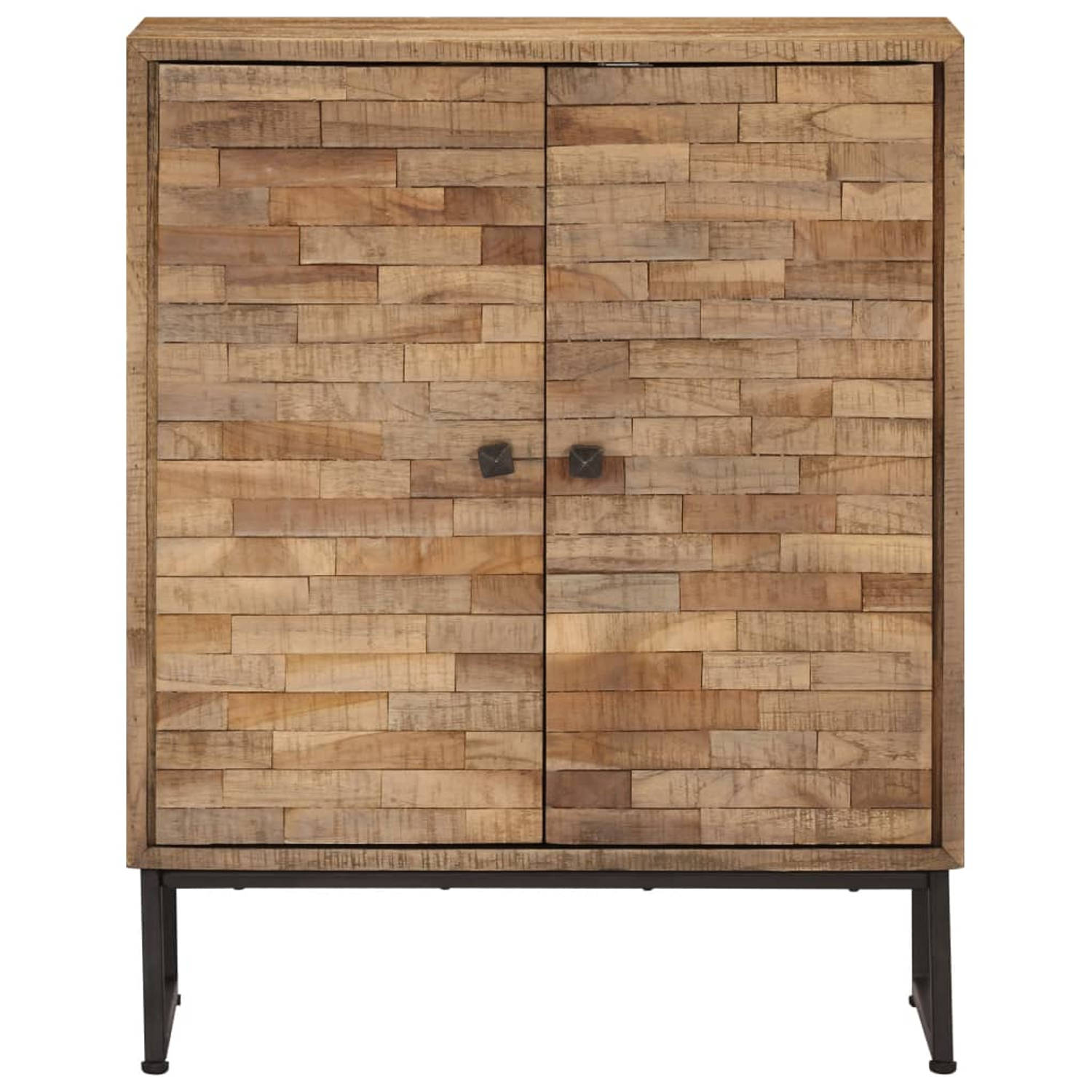 The Living Store Dressoir - Gerecycled Teakhout - 60 x 30 x 75 cm - Handgemaakt