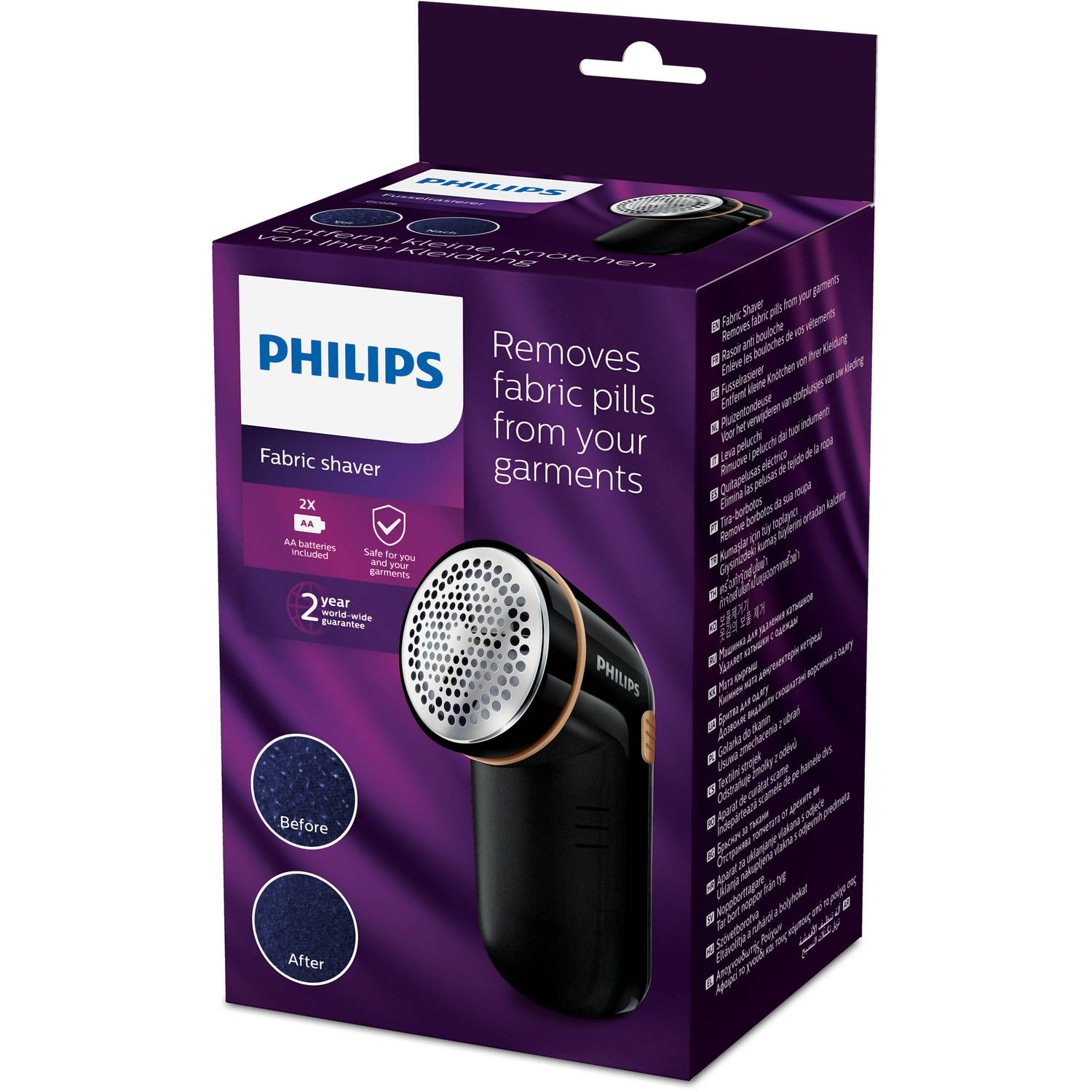 voordeel gesmolten Zenuwinzinking Philips pluizentondeuse GC026/80 - zwart | Blokker