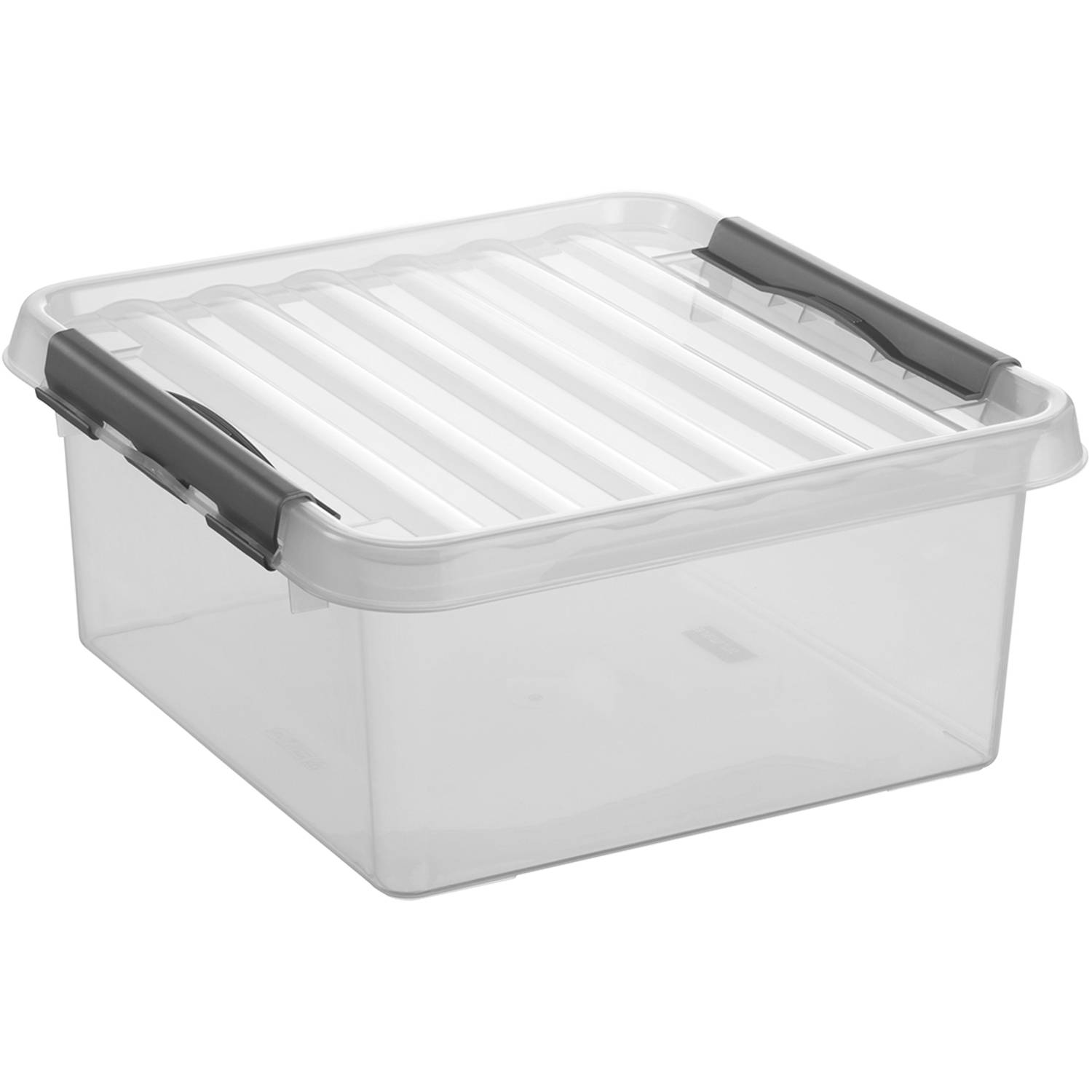 Sunware Q-line Box 18 liter transp-metaal