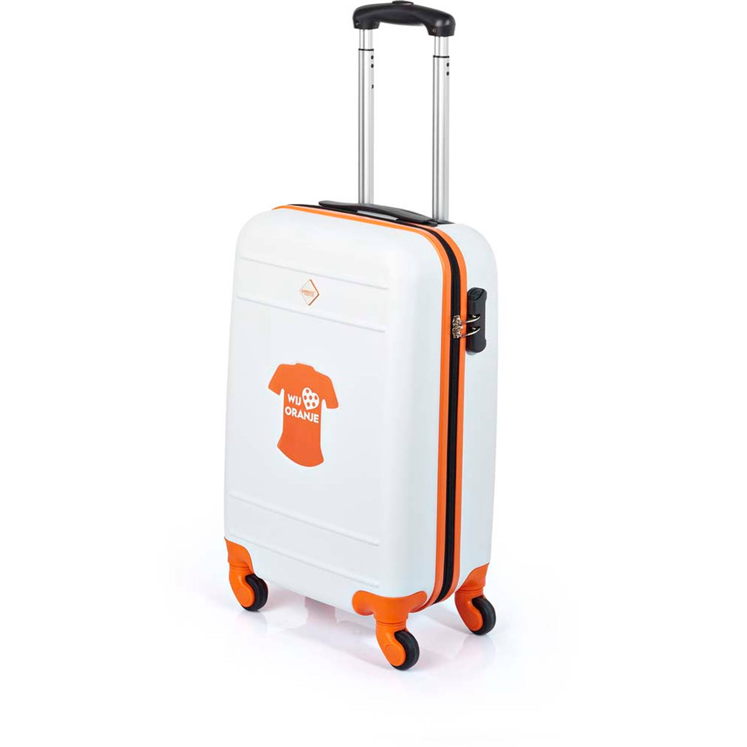 Eerbetoon nek Missionaris Princess Traveller Oranje koffer - ABS - S | Blokker