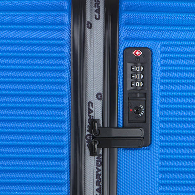 CarryOn Connect TSA Kofferset - Trolleyset 2-delig - OKOBAN en Orginaser - Blauw
