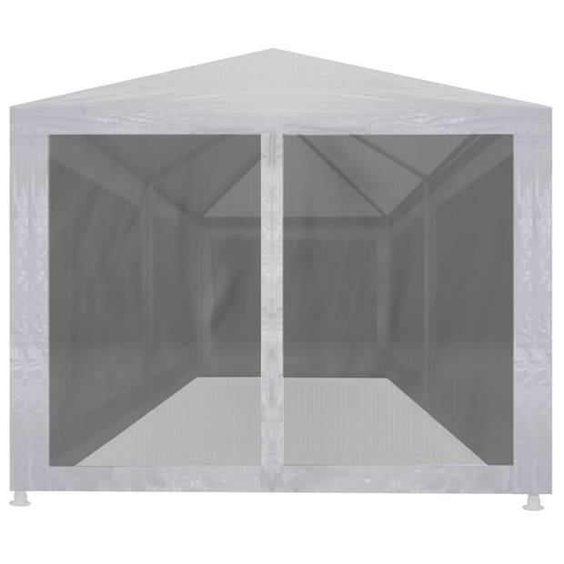 vidaXL Partytent met 6 mesh zijwanden 6x3 m