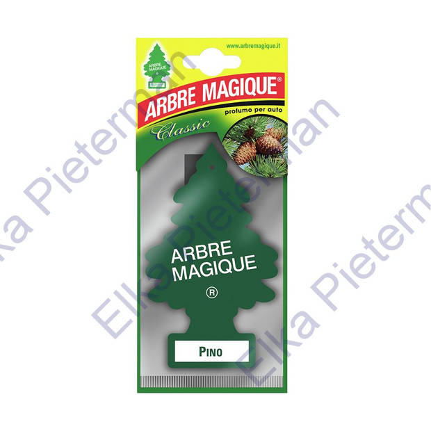 Arbre Magique luchtverfrisser 12 x 7 cm Pine Tree groen