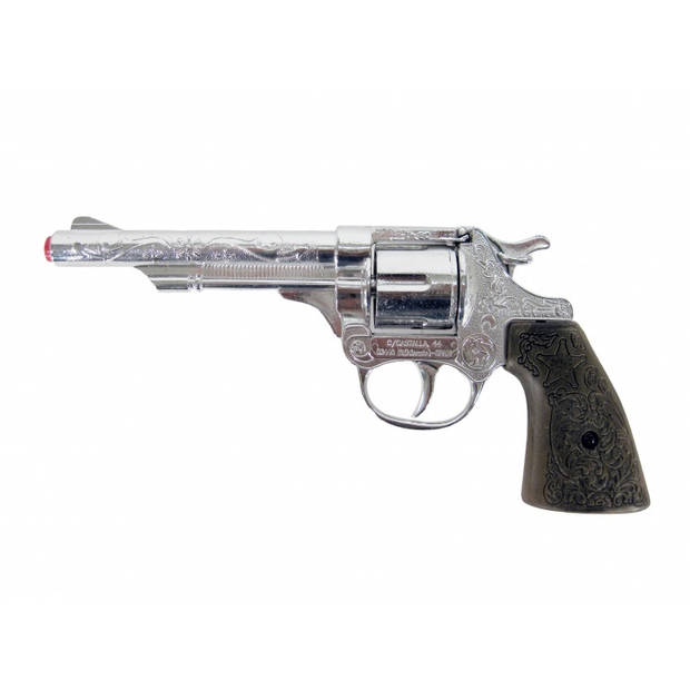 Gonher Speelgoed revolver cowboy 8 schots zilver