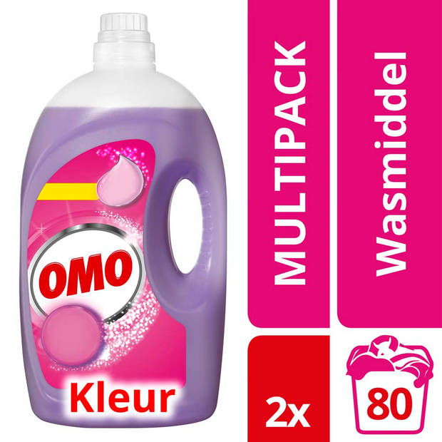 Omo Color Wasmiddel - 2 X 4 Liter