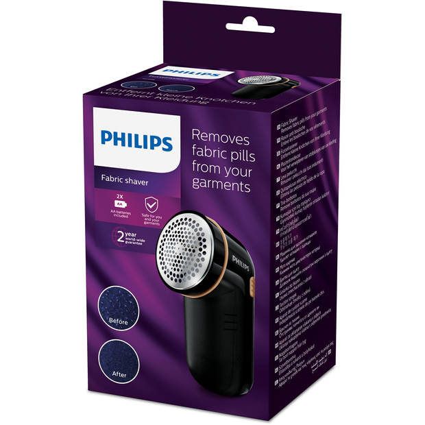 Philips pluizentondeuse GC026/80 - zwart
