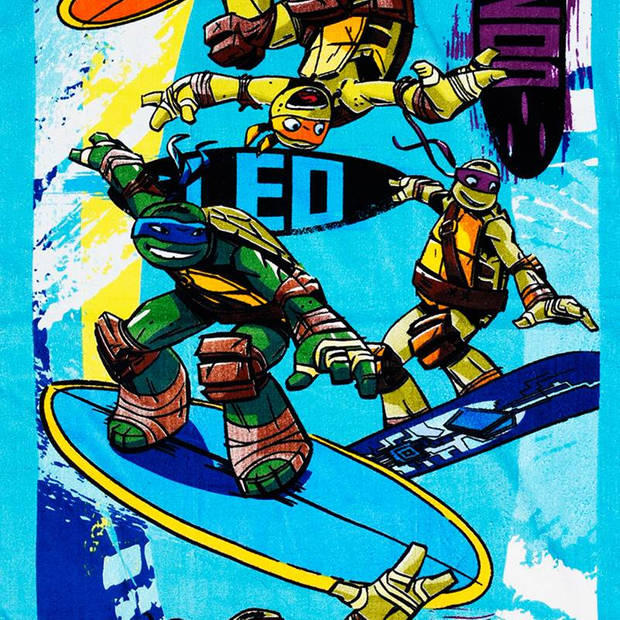DC Comics Turtles strandlaken - 100% katoen - 70x140 cm - Multi