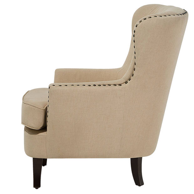 Beliani VIBORG II - Fauteuil-Beige-Polyester