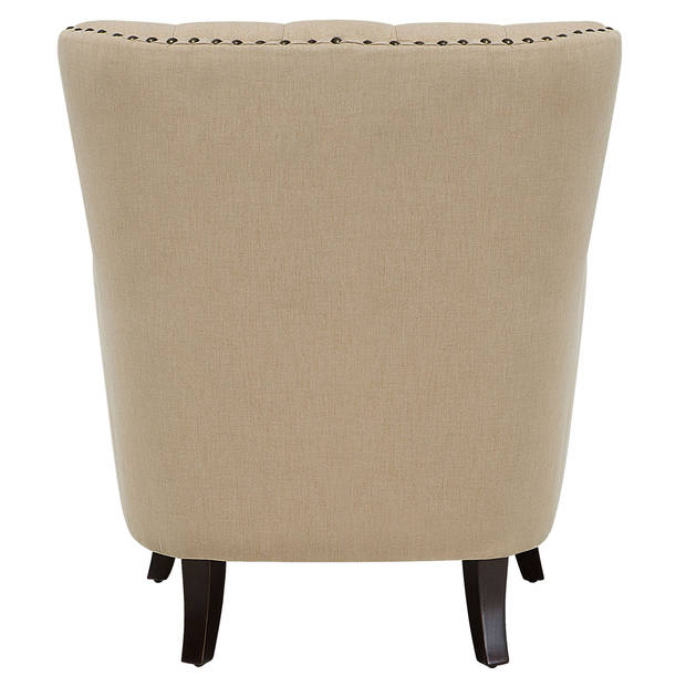 Beliani VIBORG II - Fauteuil-Beige-Polyester