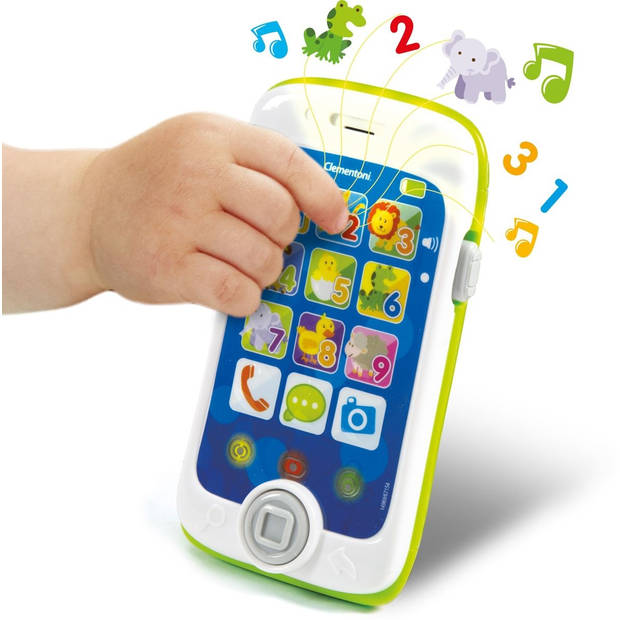 Clementoni smartphone Touch & Play wit/groen