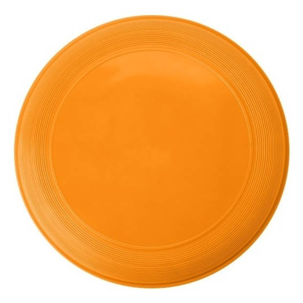Oranje speelgoed frisbee 21 cm - Frisbees