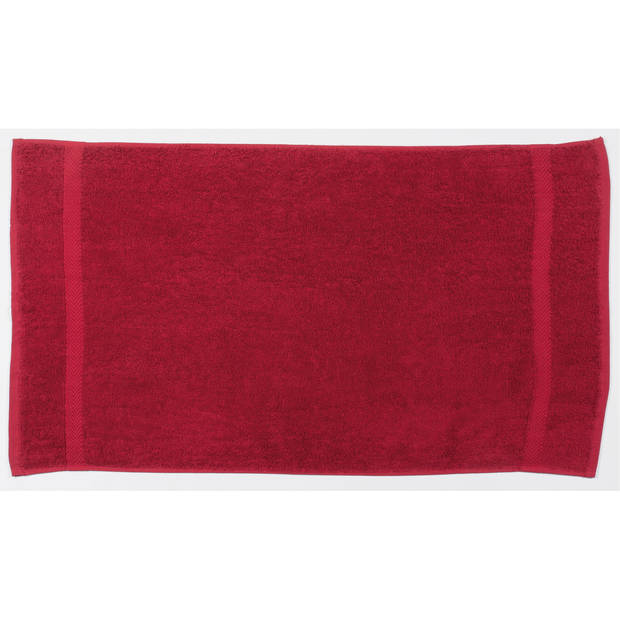 Towelcity Luxe badhanddoek - wijnrood - 50 x 90 cm - 550 grams - Badhanddoek