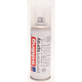 Edding Permanent Spray 5200 transparante lak, 200 ml, glans