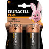 Duracell D Plus 100% 2-pack batterijen