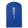 2x Beschermhoes voor kleding blauw 100 x 60 cm - Kledinghoezen