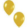 10x Gouden metallic ballonnen 30 cm - Ballonnen