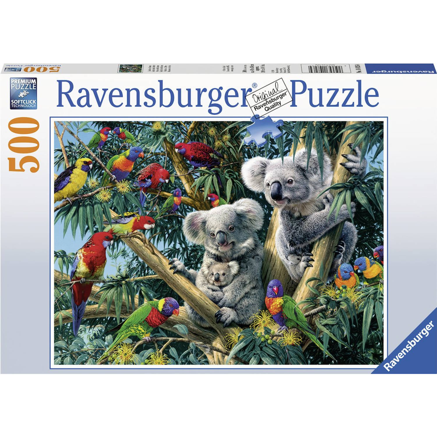 Ravensburger puzzel 500 stukjes Koalas in de boom
