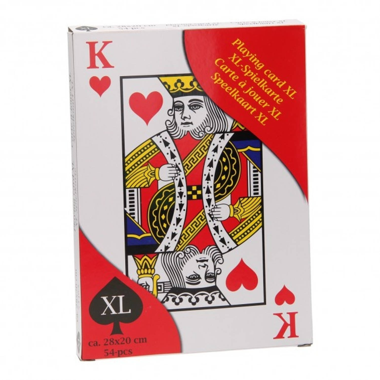 Eddy speelkaarten XL 28 x 20 cm 54 stuks | Blokker