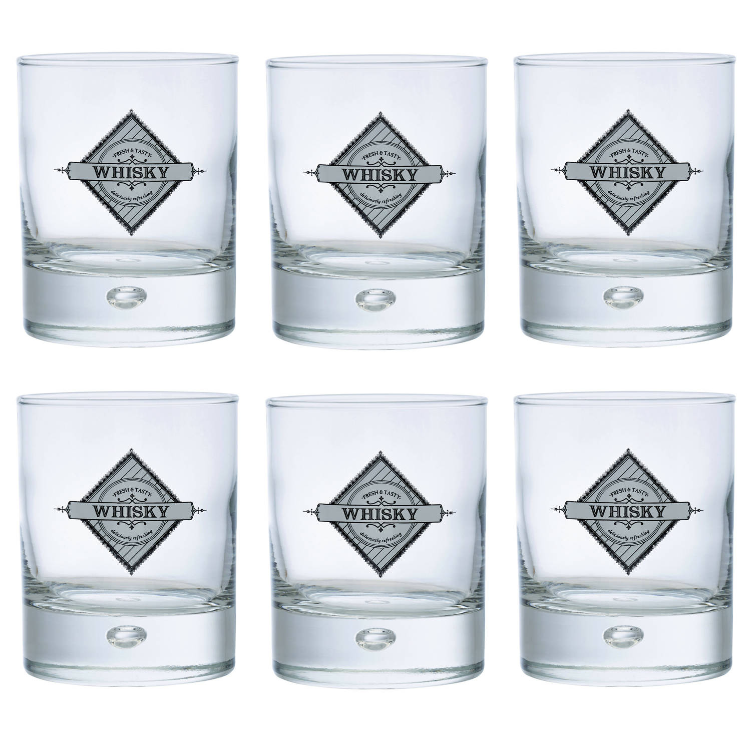Durobor Disco whiskyglas 290 ml Set-6