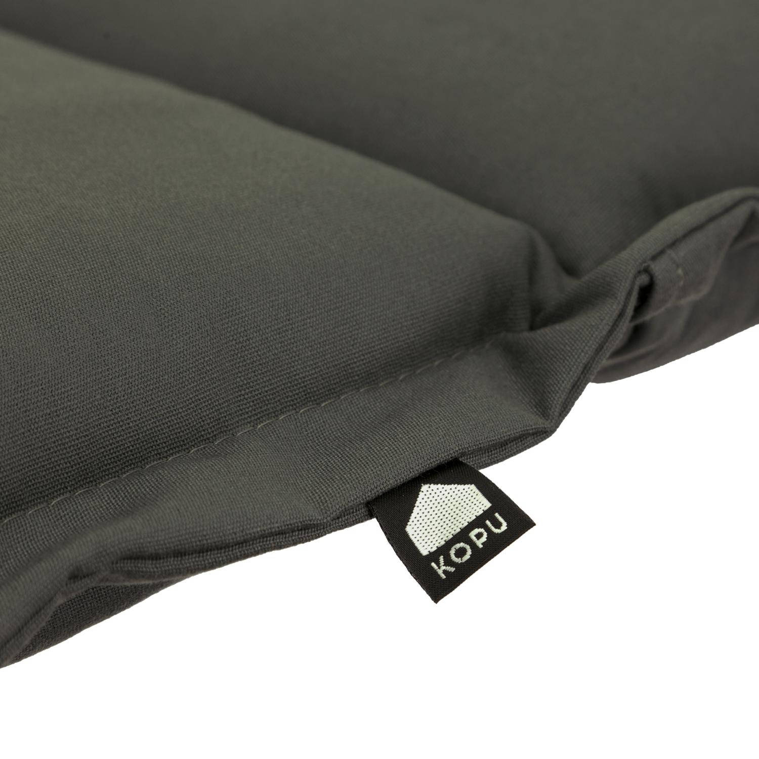 tieners binding Stratford on Avon Kopu® Prisma Grey - Comfortabel Deckchairkussen 200x50 cm - Grijs | Blokker