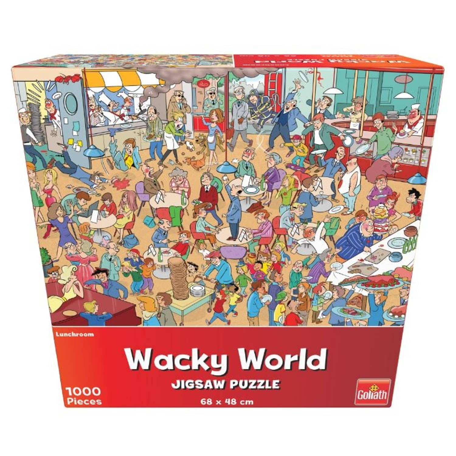 Naar behoren Wijzer Oeganda Goliath Puzzel Wacky World Lunchroom 1000 stukjes | Blokker