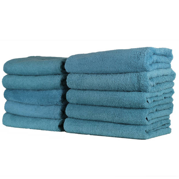 Hotel Handdoek – Set van 3 stuks – 70x140 cm - Denim Blauw