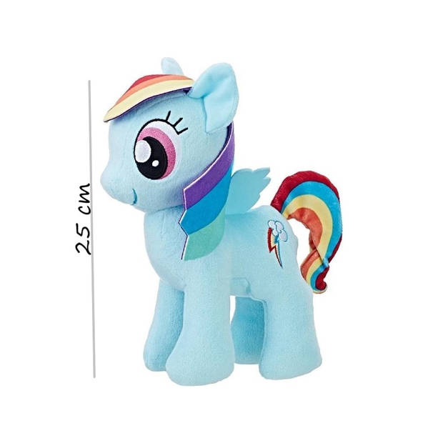 Hasbro knuffel My Little Pony Rainbow Dash 25 cm blauw