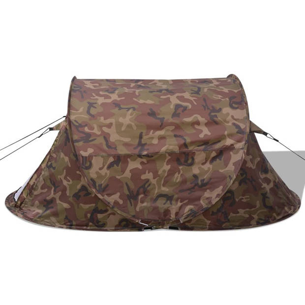 vidaXL Tent pop-up 2-persoons camouflage