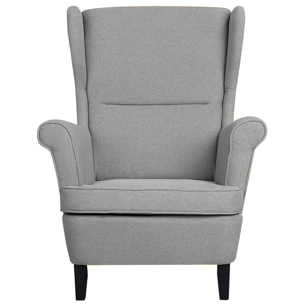 Beliani ABSON - Fauteuil-Grijs-Polyester