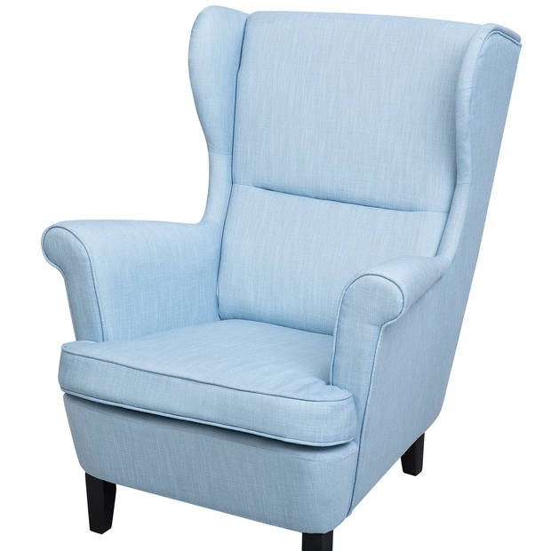 Beliani ABSON - Fauteuil-Blauw-Polyester