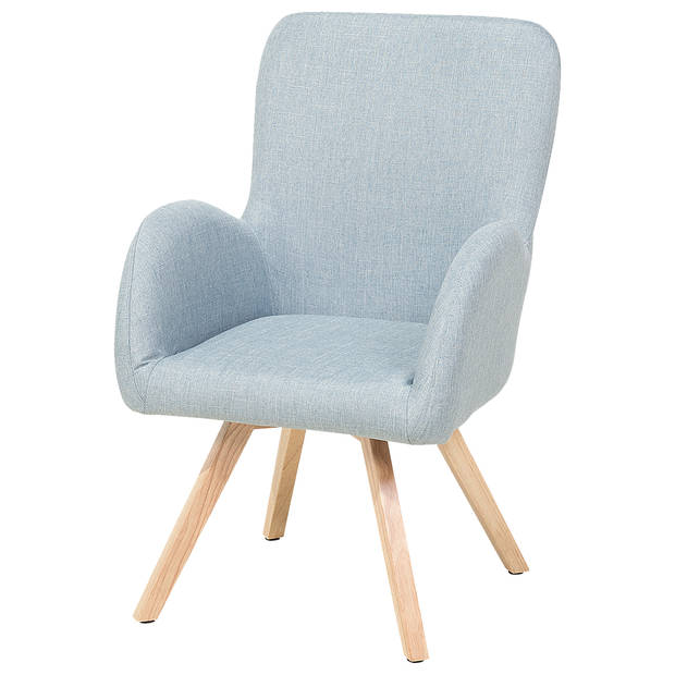 Beliani BJARN - Fauteuil-Blauw-Polyester