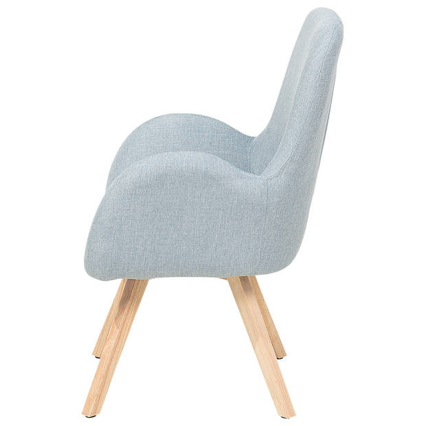 Beliani BJARN - Fauteuil-Blauw-Polyester