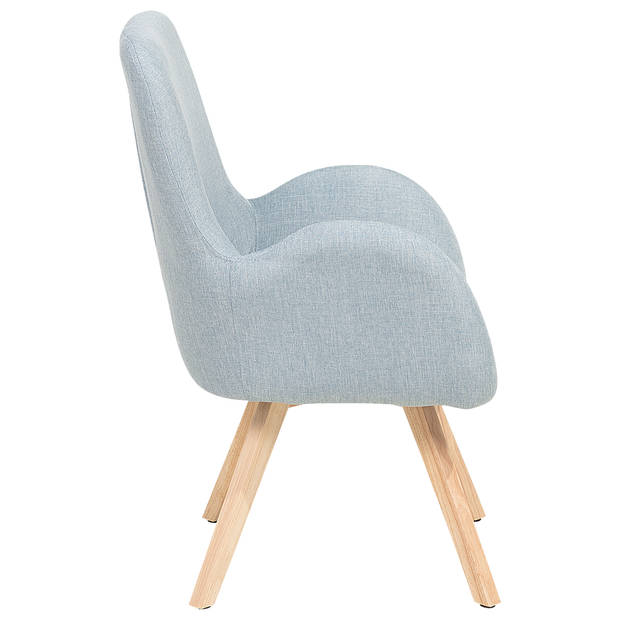 Beliani BJARN - Fauteuil-Blauw-Polyester