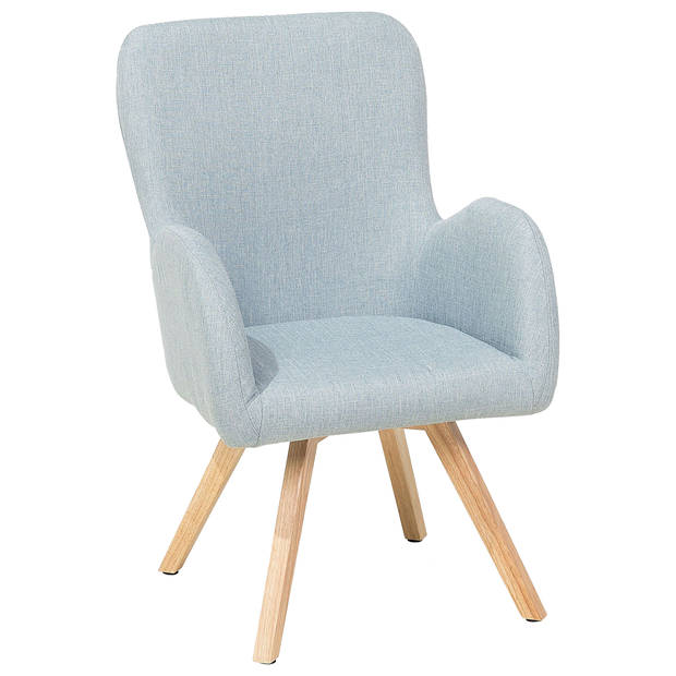 Beliani BJARN - Fauteuil-Blauw-Polyester