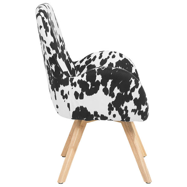 Beliani BJARN - Fauteuil-Wit-Polyester