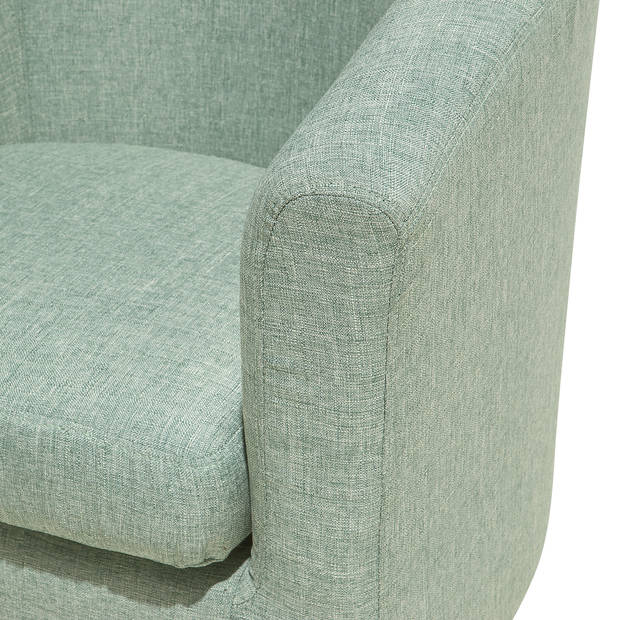 Beliani HOLDEN - Fauteuil-Groen-Polyester