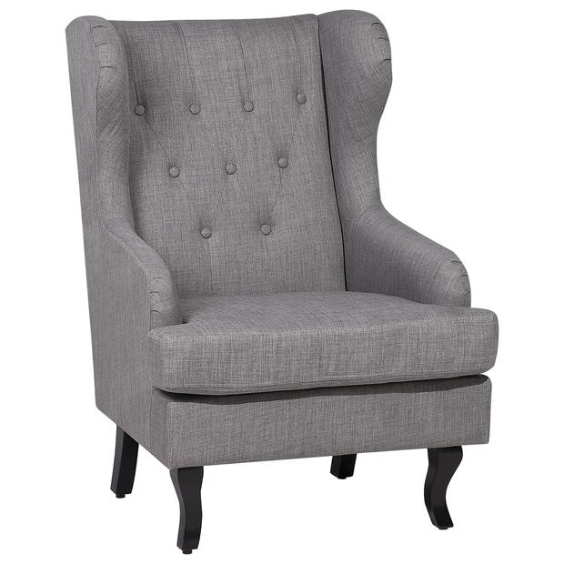 Beliani ALTA - Fauteuil-Grijs-Polyester