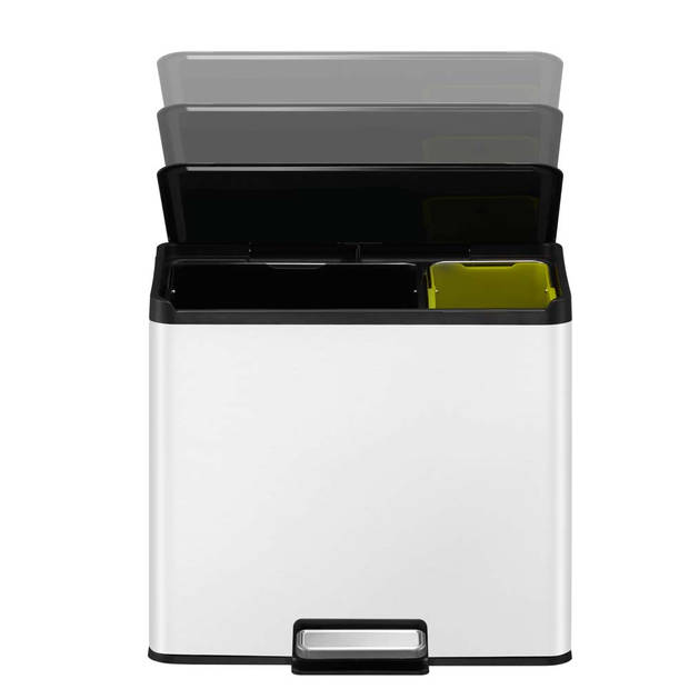 EKO Essential Recycler pedaalemmer afvalscheider - 20 + 9L - wit