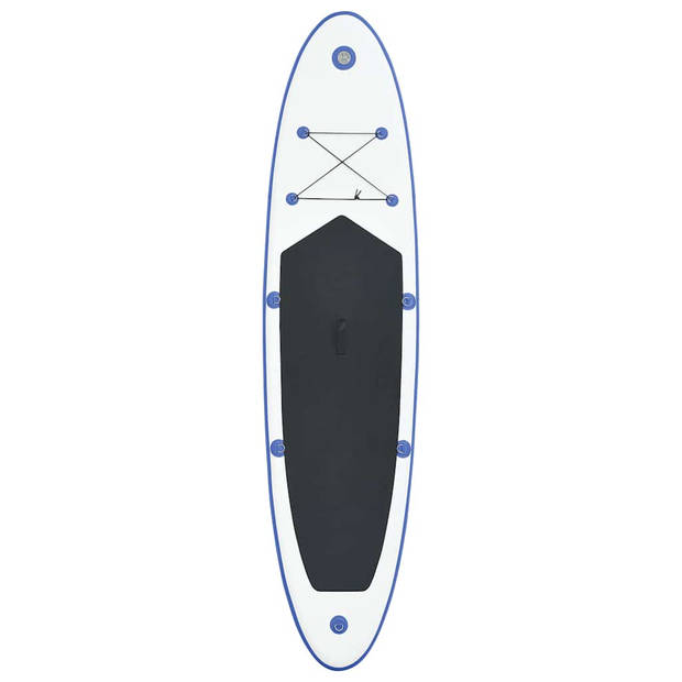 vidaXL Stand-up paddleboard opblaasbaar blauw en wit