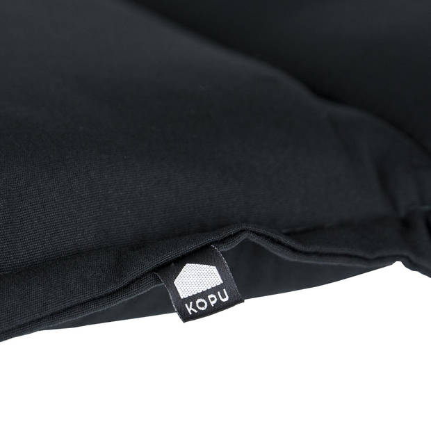 Kopu® Prisma Black - Comfortabel Tuinkussen met Hoge Rug - Zwart