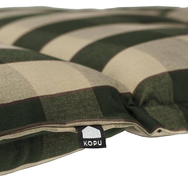 Kopu® Country Green - Comfortabel Tuinkussen met Hoge Rug - Groen
