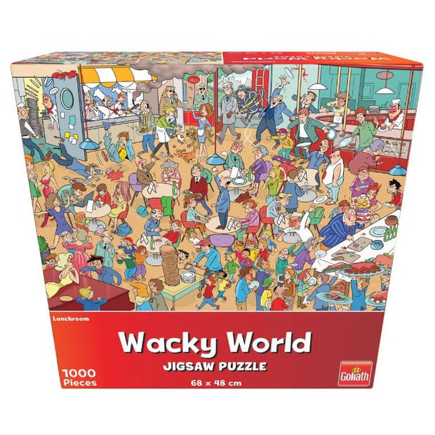 Goliath Puzzel Wacky World Lunchroom 1000 stukjes