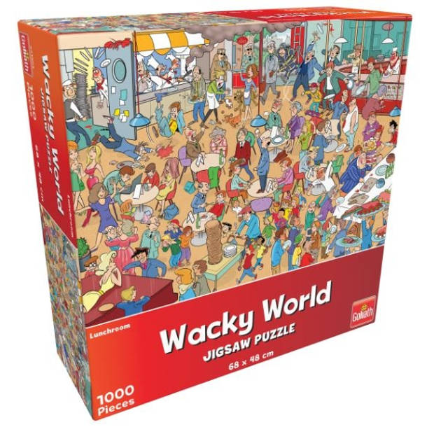 Goliath Puzzel Wacky World Lunchroom 1000 stukjes