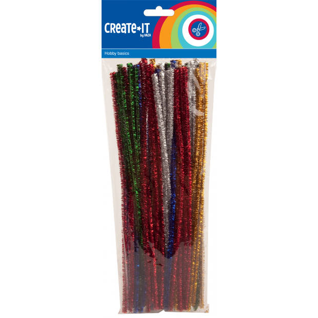 Haza Original chenille draad Create It - Glitter 50 stuks