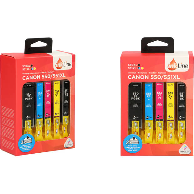Inkline Canon 550/551xl (5-pack)