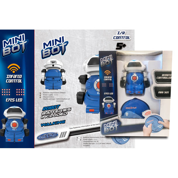 Gear2Play mini bot blauw
