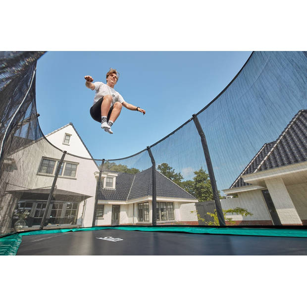 Trampoline - Salta First Class - 214 x 366 cm - Groen