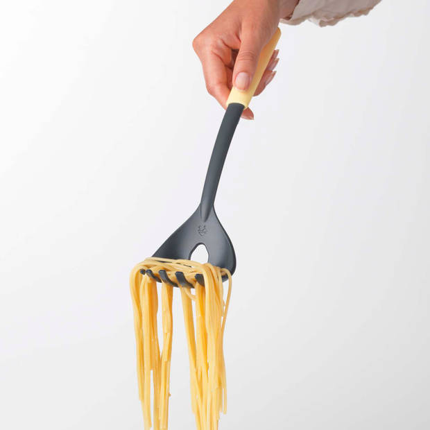 Brabantia Tasty+ spaghettilepel plus spaghettimaatje - Vanilla Yellow